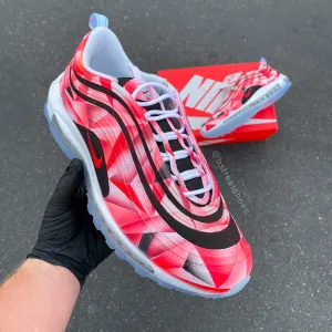 Custom Painted Red Prism Nike Air Max 97