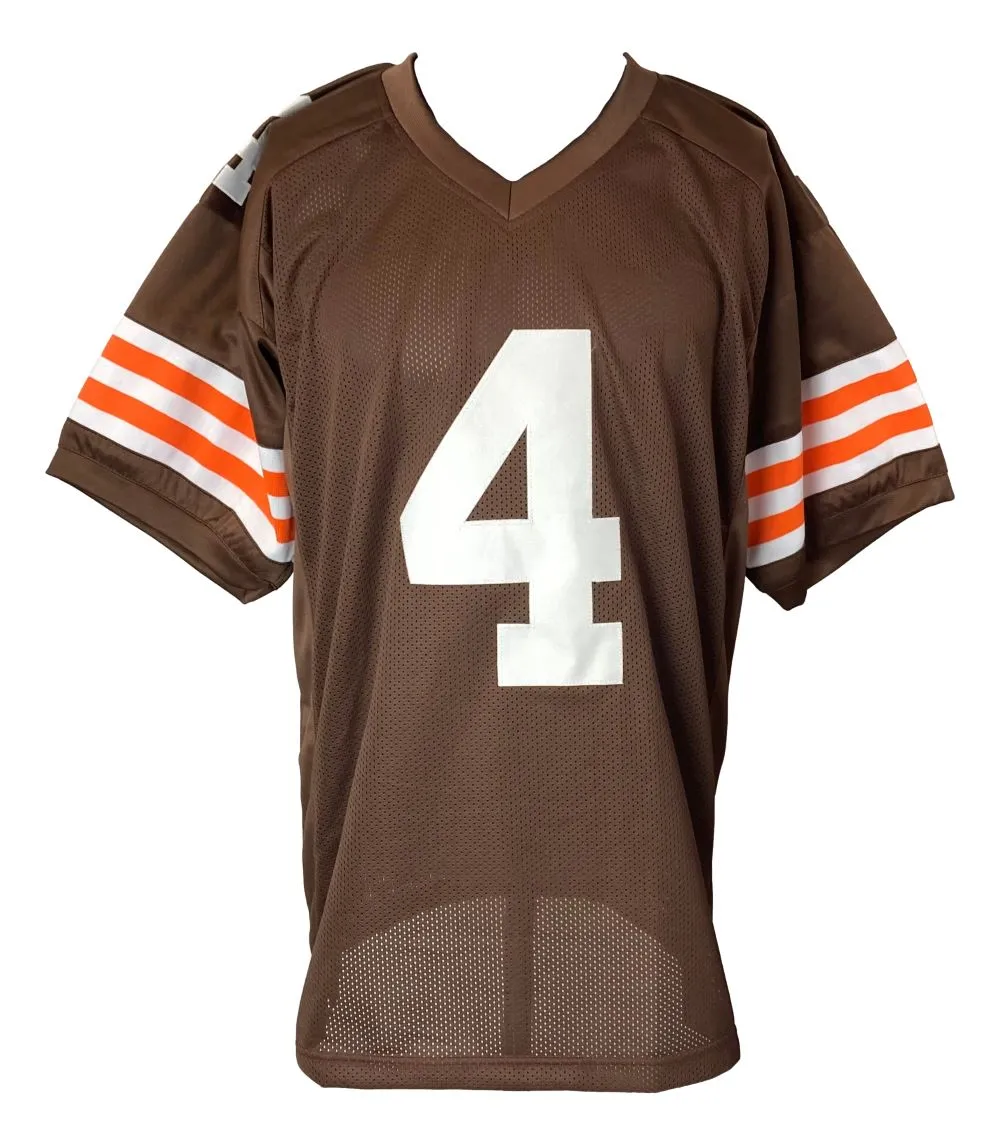 Deshaun Watson Cleveland Signed Brown Football Jersey BAS