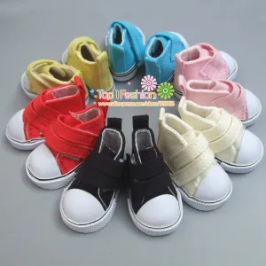 Doll Accessories shoes 5 cm  Denim Canvas Mini Toy Shoes1/6 Bjd Sneackers boots For Russian Tilda doll