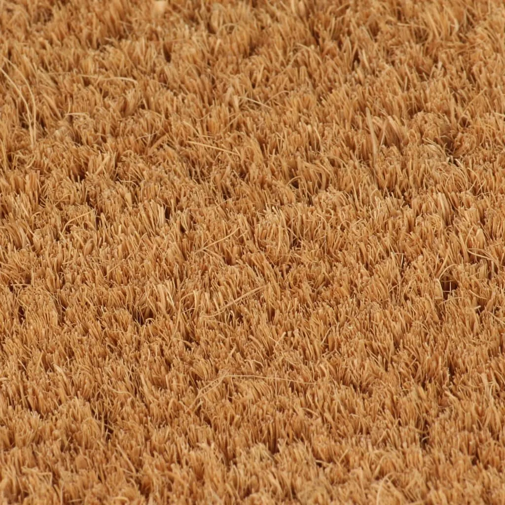 Door Mat Natural 60x90 cm Tufted Coir