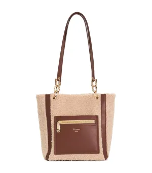 Duckie Medium Bucket Bag Tan