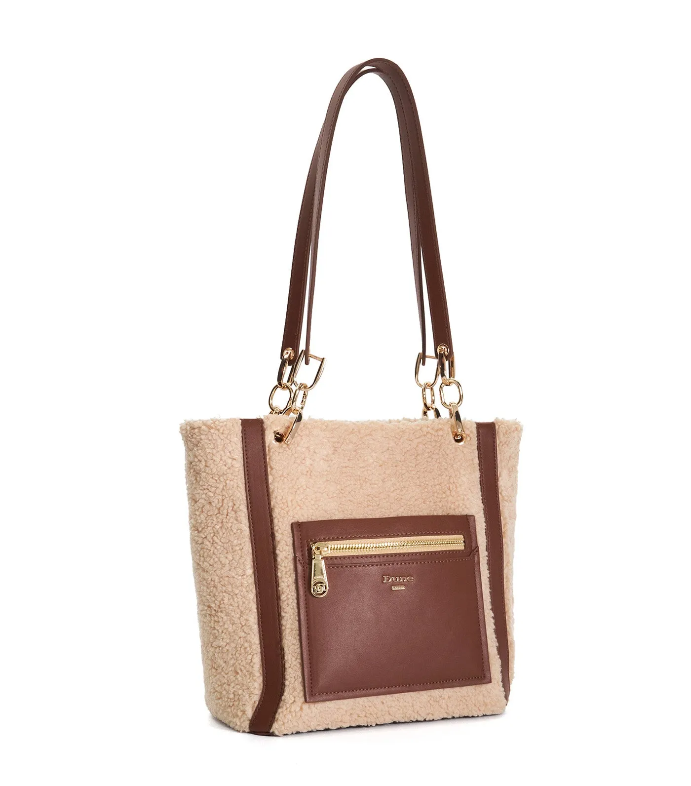 Duckie Medium Bucket Bag Tan