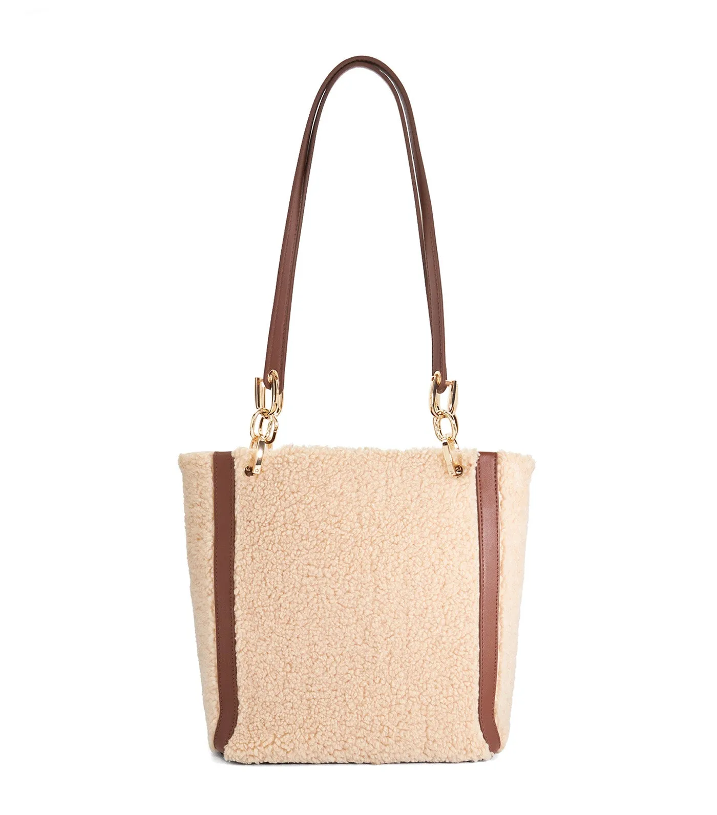 Duckie Medium Bucket Bag Tan