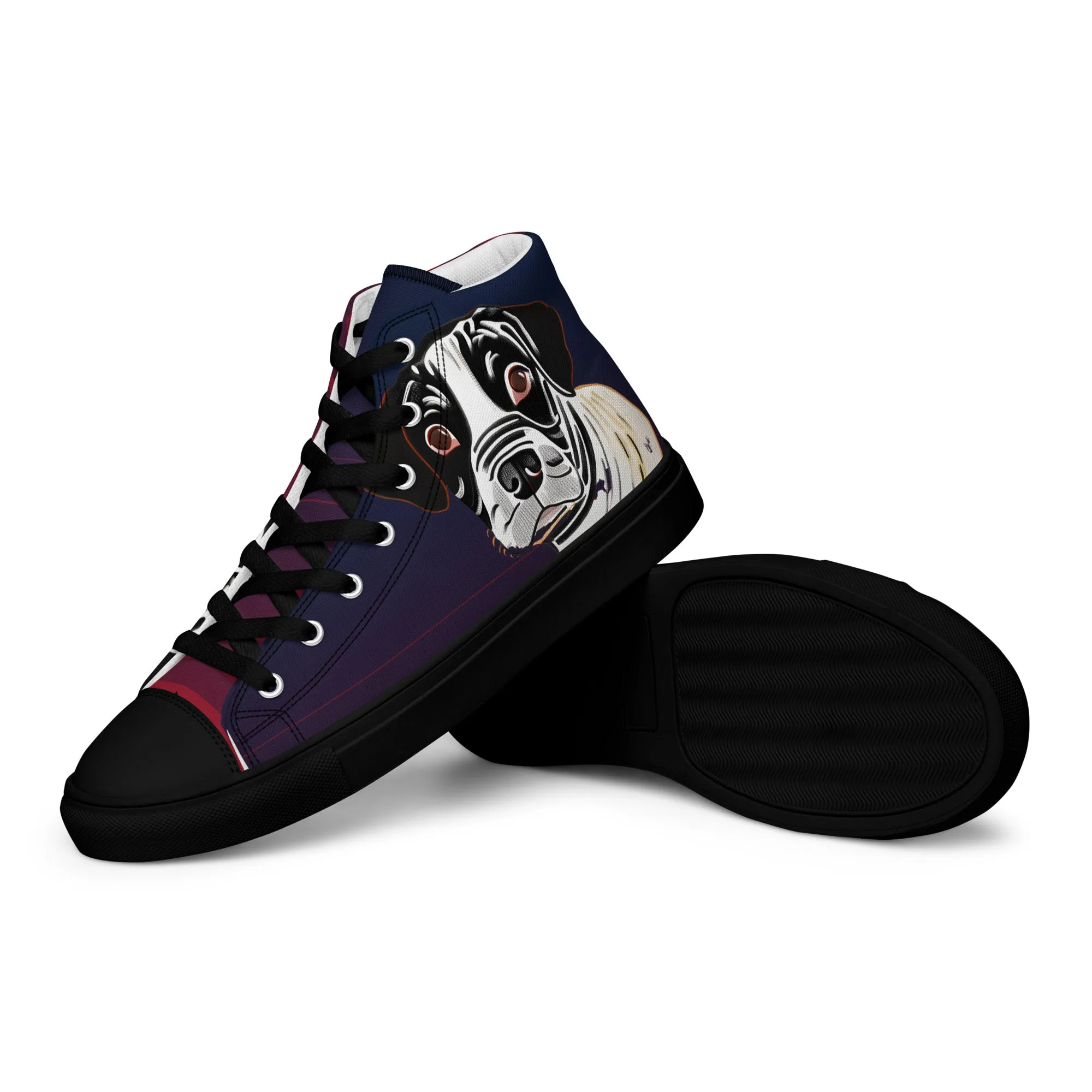 Elevate Your Style with Men's High Top Canvas Shoes - Comfort Meets Luxury