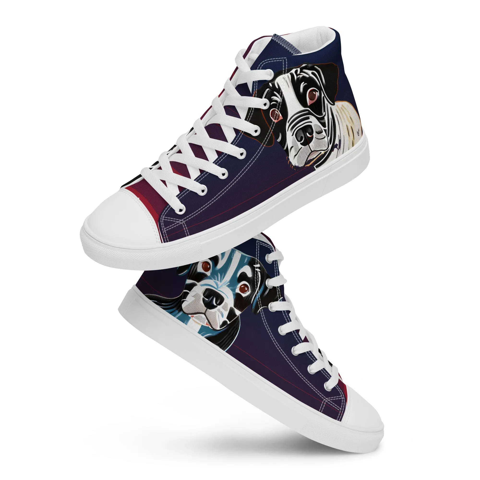 Elevate Your Style with Men's High Top Canvas Shoes - Comfort Meets Luxury