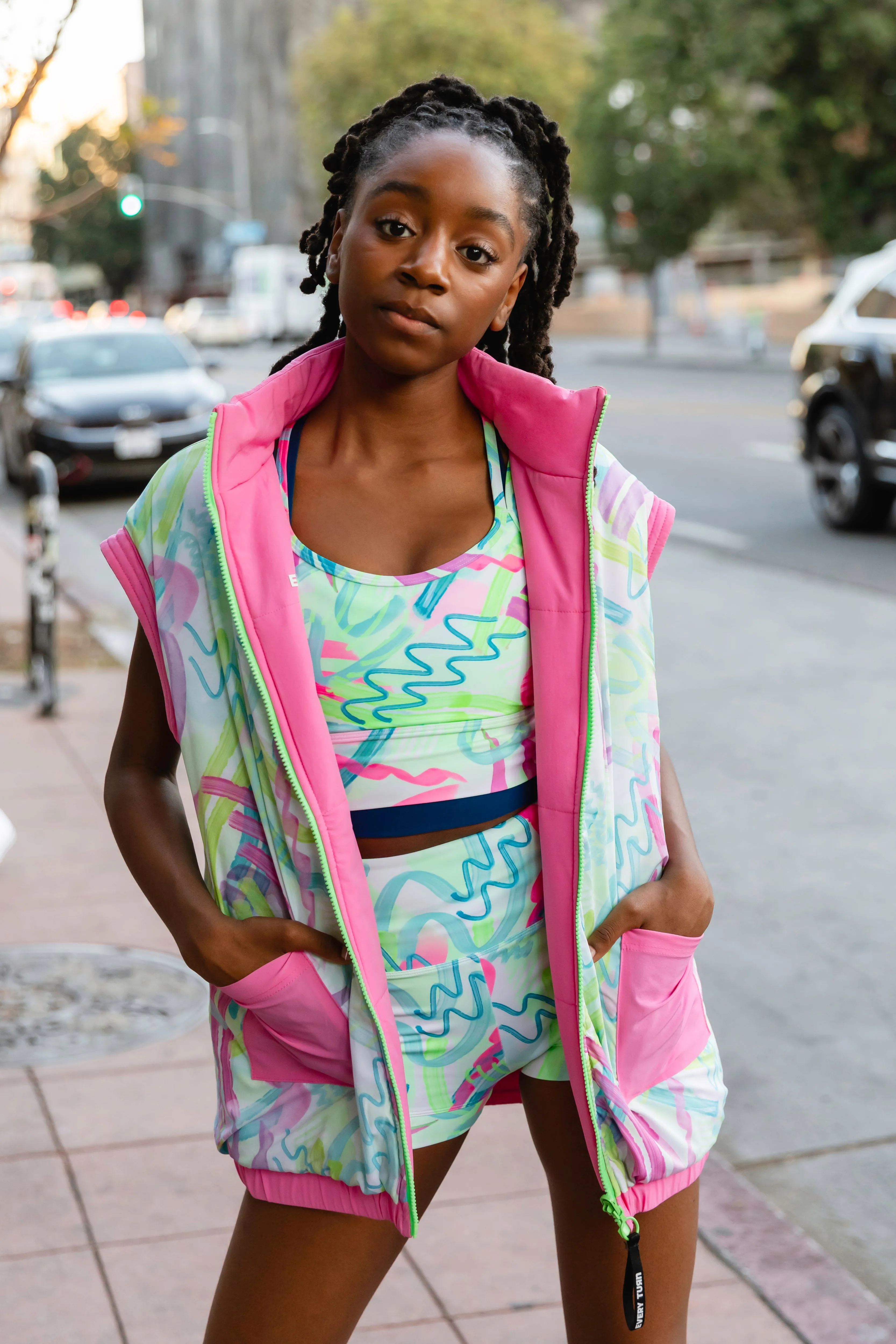 Empowered Long-Line Crop Top