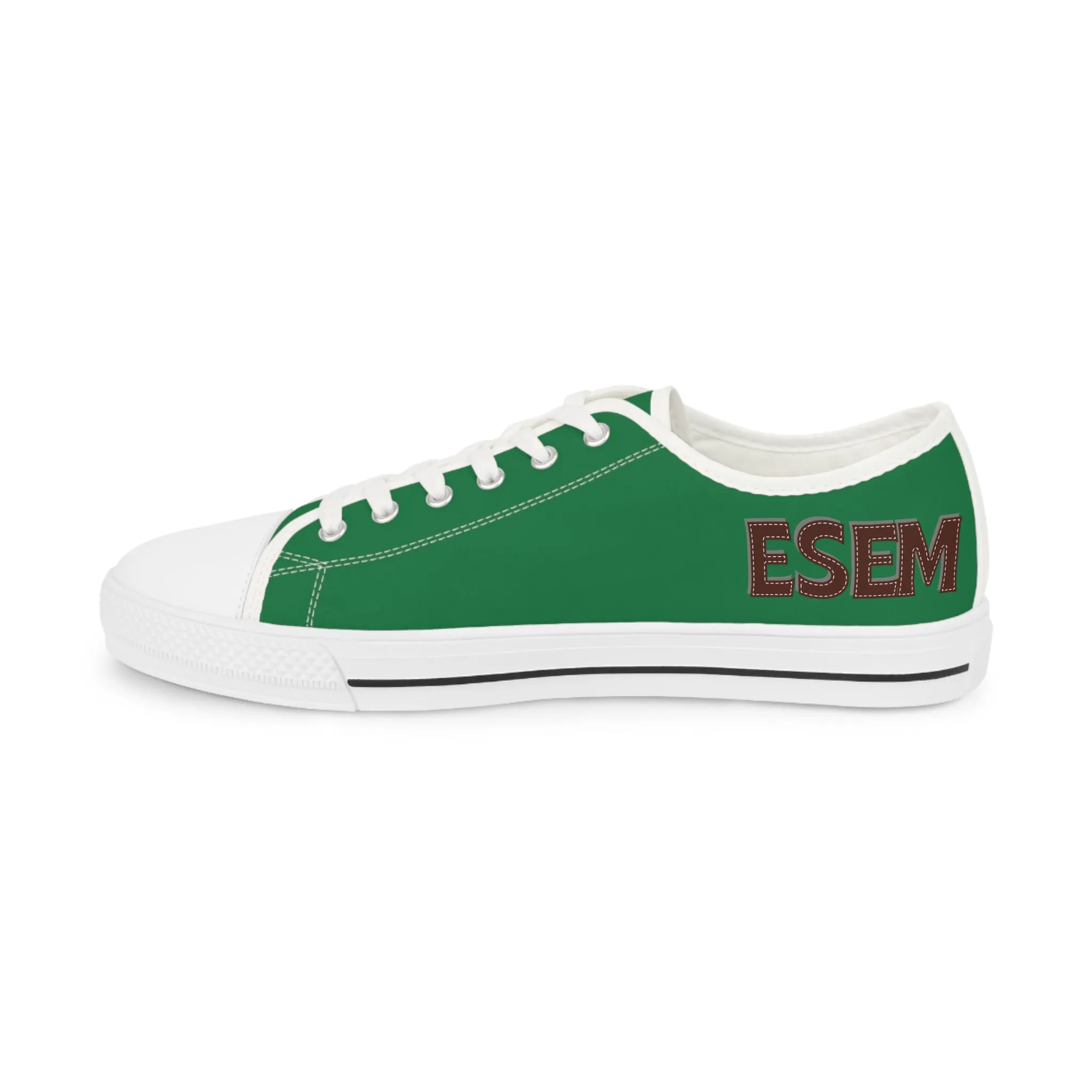 ESEM Brown - Green Men's Low Top Sneakers