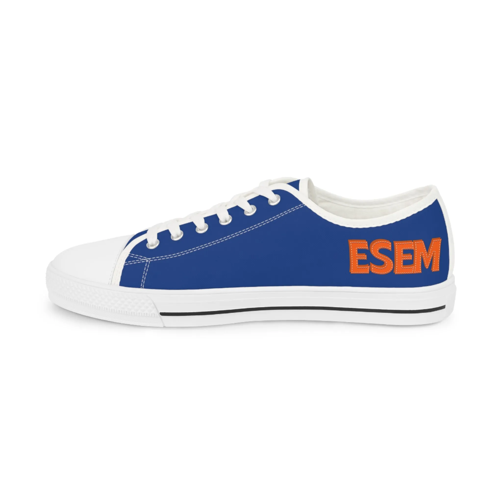 ESEM Retro Orange - Blue Men's Low Top Sneakers