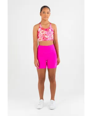 Every Turn Balanced Bodi Workout Short - Girls - Pink Cosmos