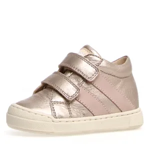 Falcotto Girl's Gazer Pebbled/Calf Sneakers, Cipria/Cipria