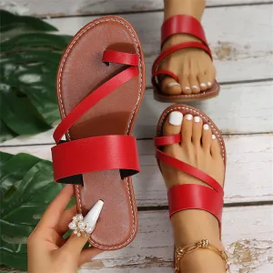 Flat Slippers Fashion Outdoor Thong Sandals Casual Beach Shoes