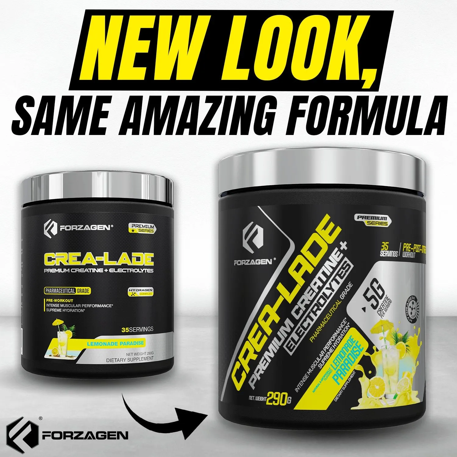 Forzagen CREA-LADE Premium Creatine   Electrolytes Pre-Workout