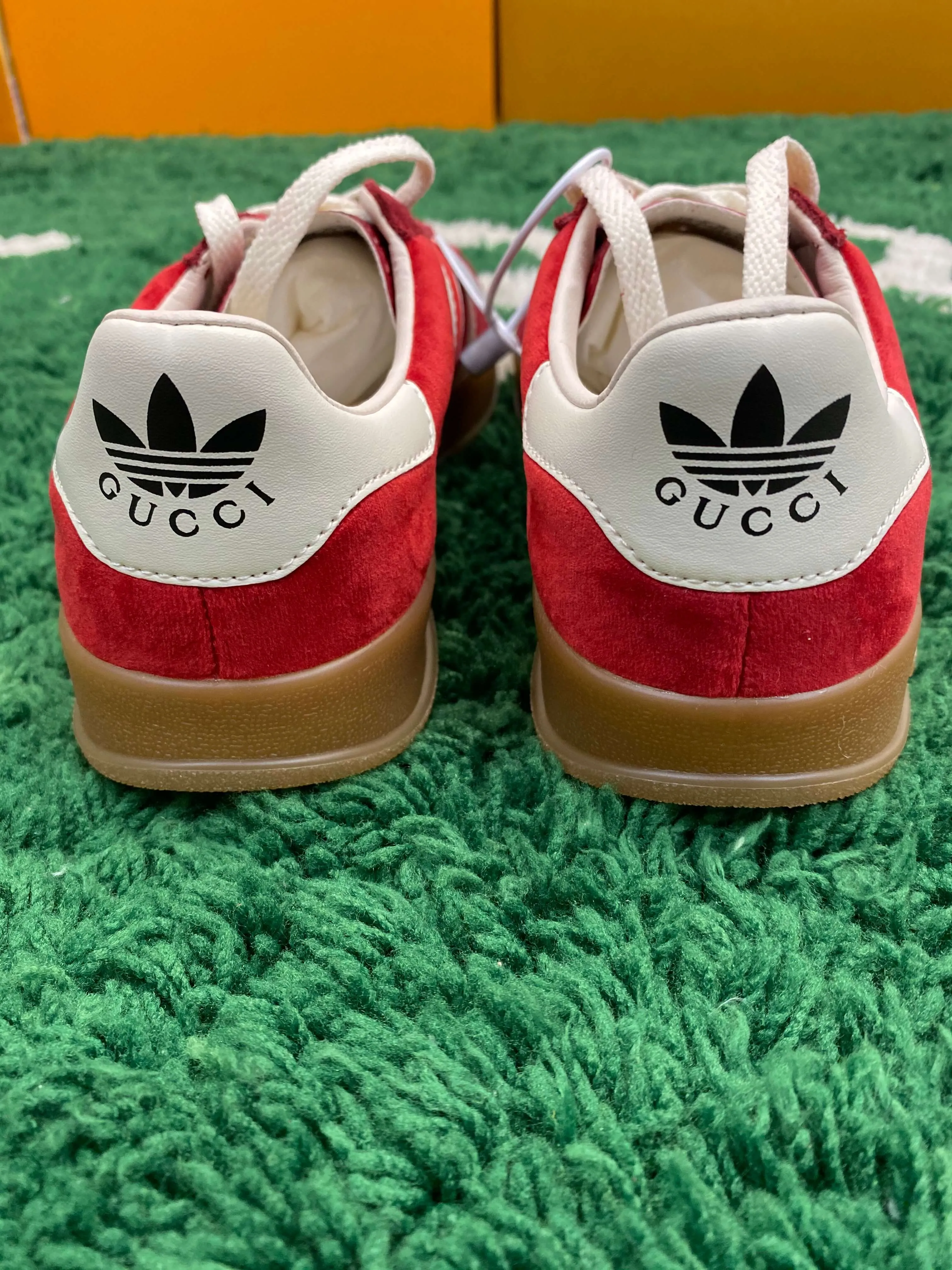 Gucci x Adidas Gazelle Red Suede Sneaker