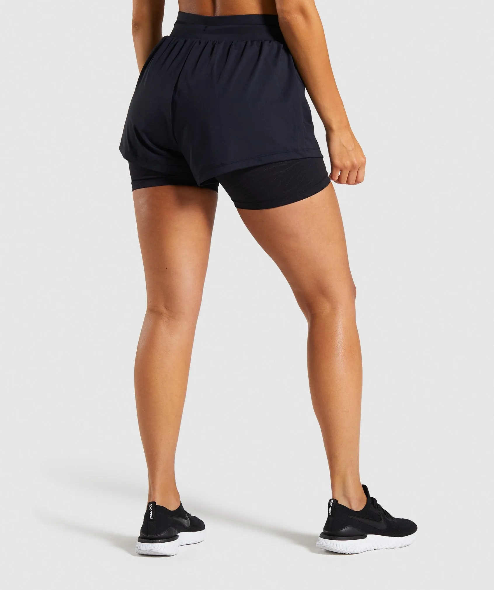 Gymshark Lustre 2 in 1 Shorts - Black