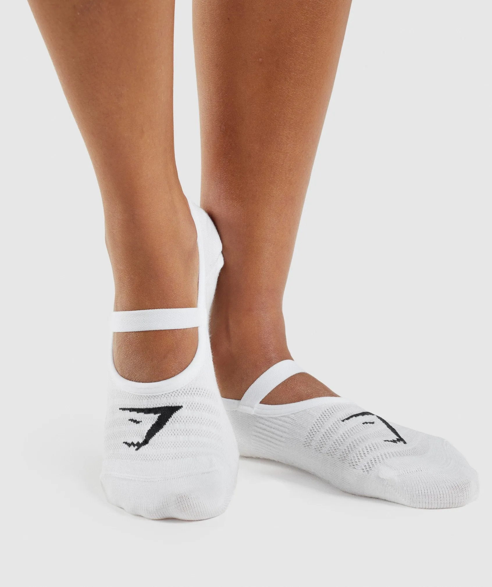 Gymshark Studio Socks - White