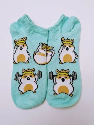 Hamster Workout Ankle Socks