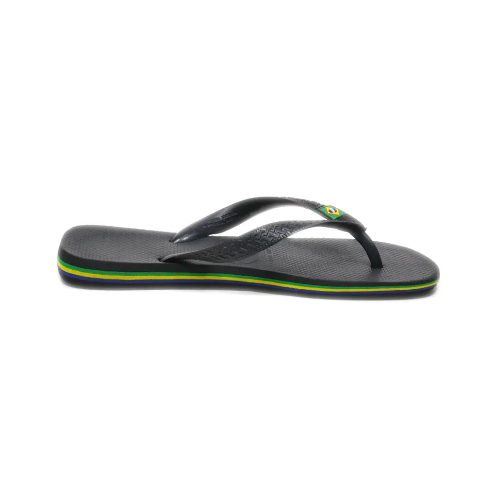 Havaianas Flip Flops Canvas Black Colour For Women