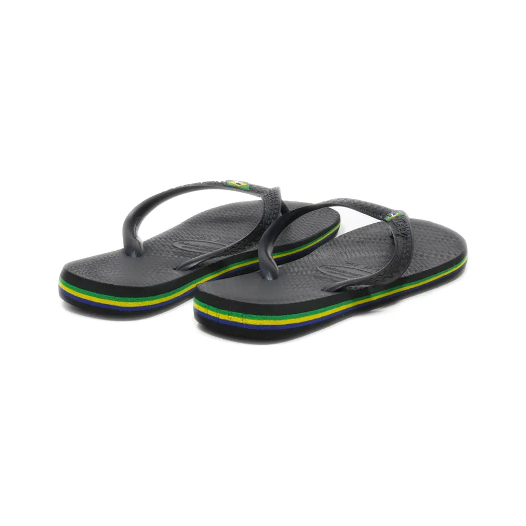 Havaianas Flip Flops Canvas Black Colour For Women