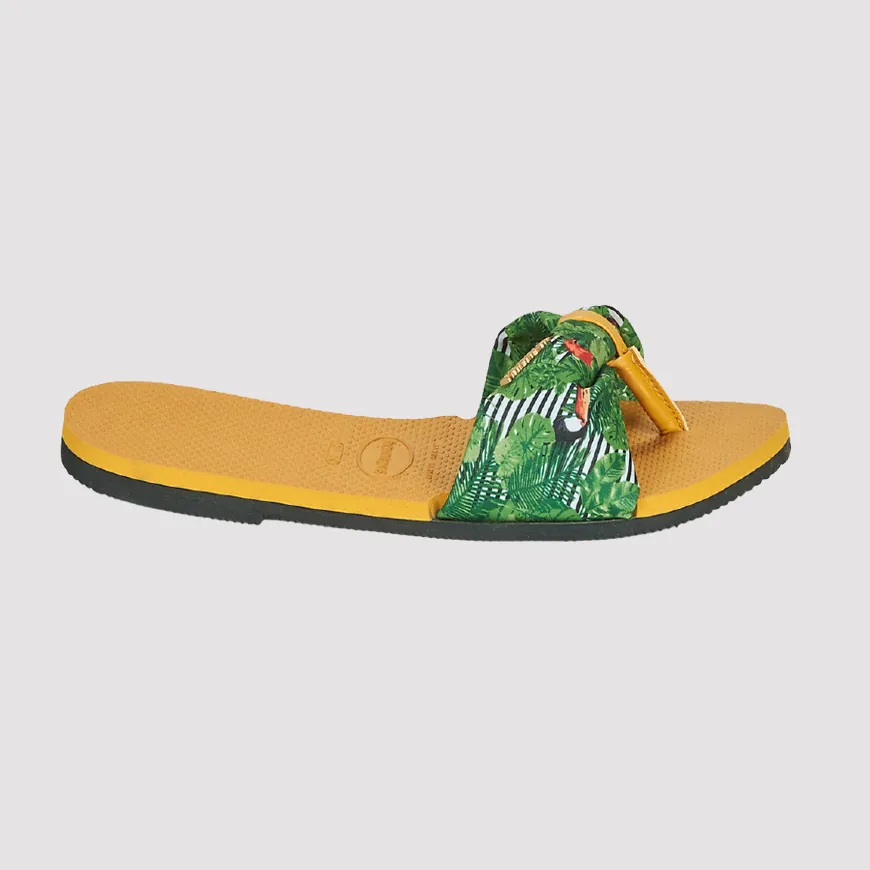 Havaianas You Saint Tropez Women Beach Slippers Burnt Yellow