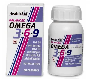 HealthAid I Balanced I Omega 3.6.9 I 60 Capsules