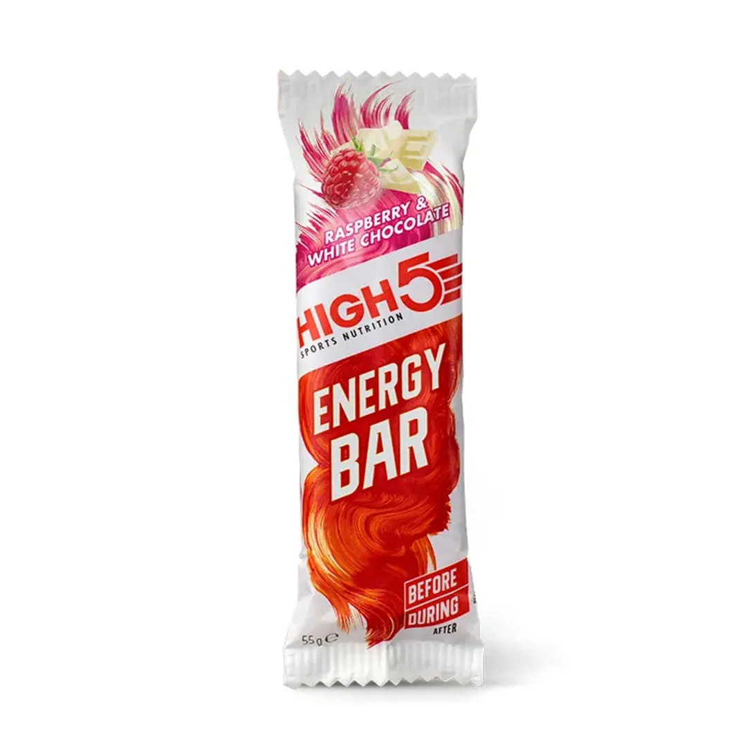 High 5 Energy Bar White Choc & Raspberry 55g