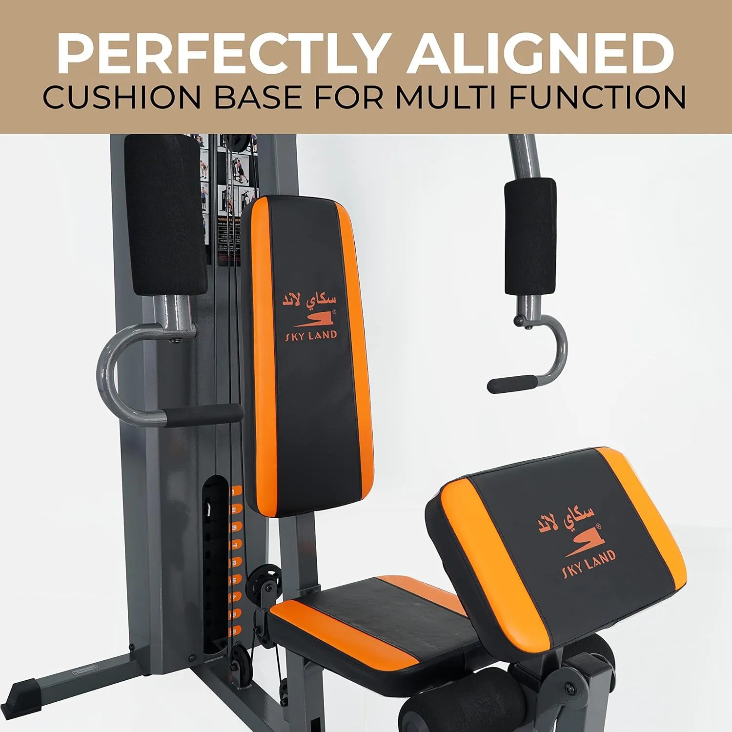 Home Gym Station Heavy Duty Steel Frame Single Station GM-1825 Multi Function Workout Station for Weightlifting and Bodybuilding