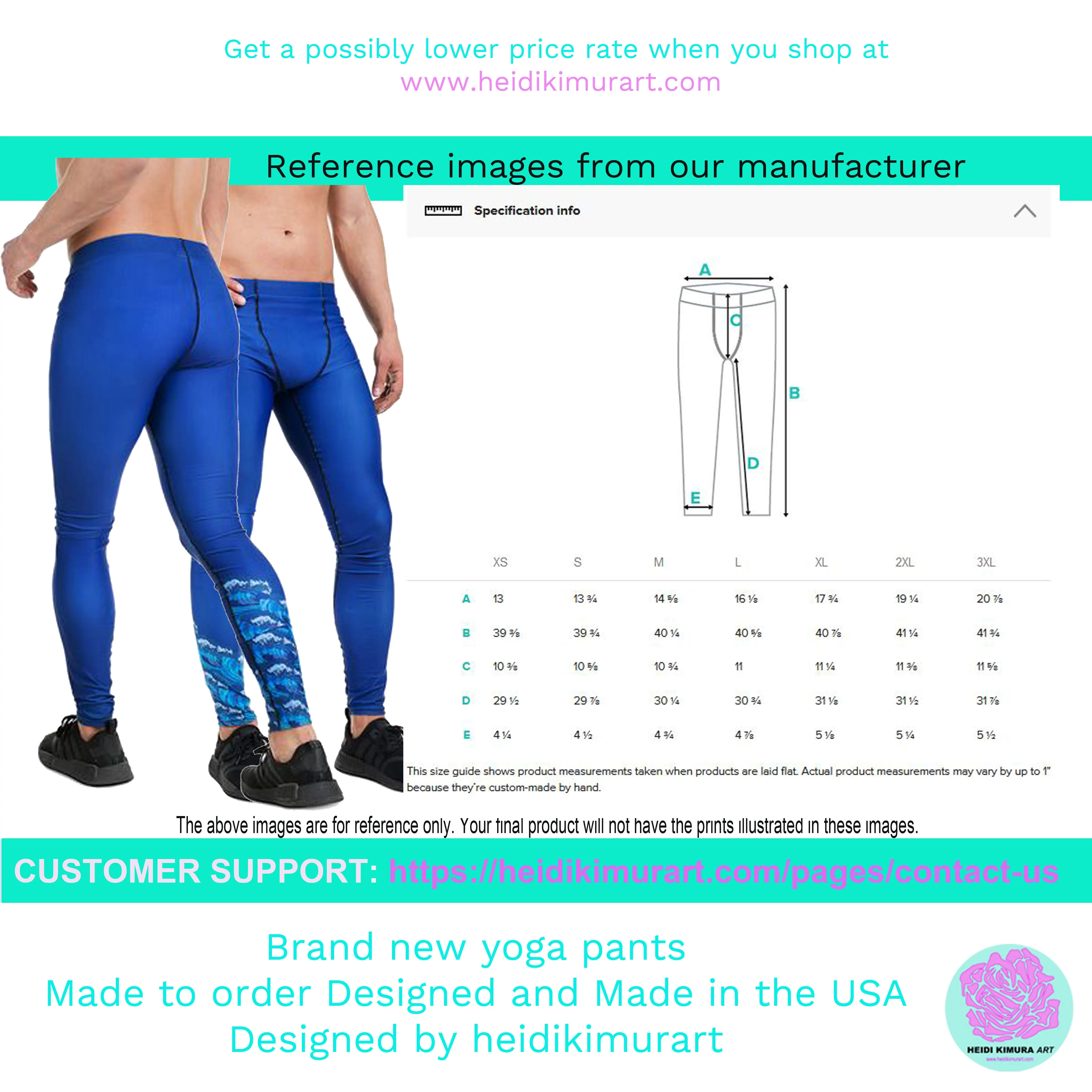 Hot Pink Solid Color Meggings, Best Print Premium Men's Leggings Compression Tights - Made in USA/ MX/ EU