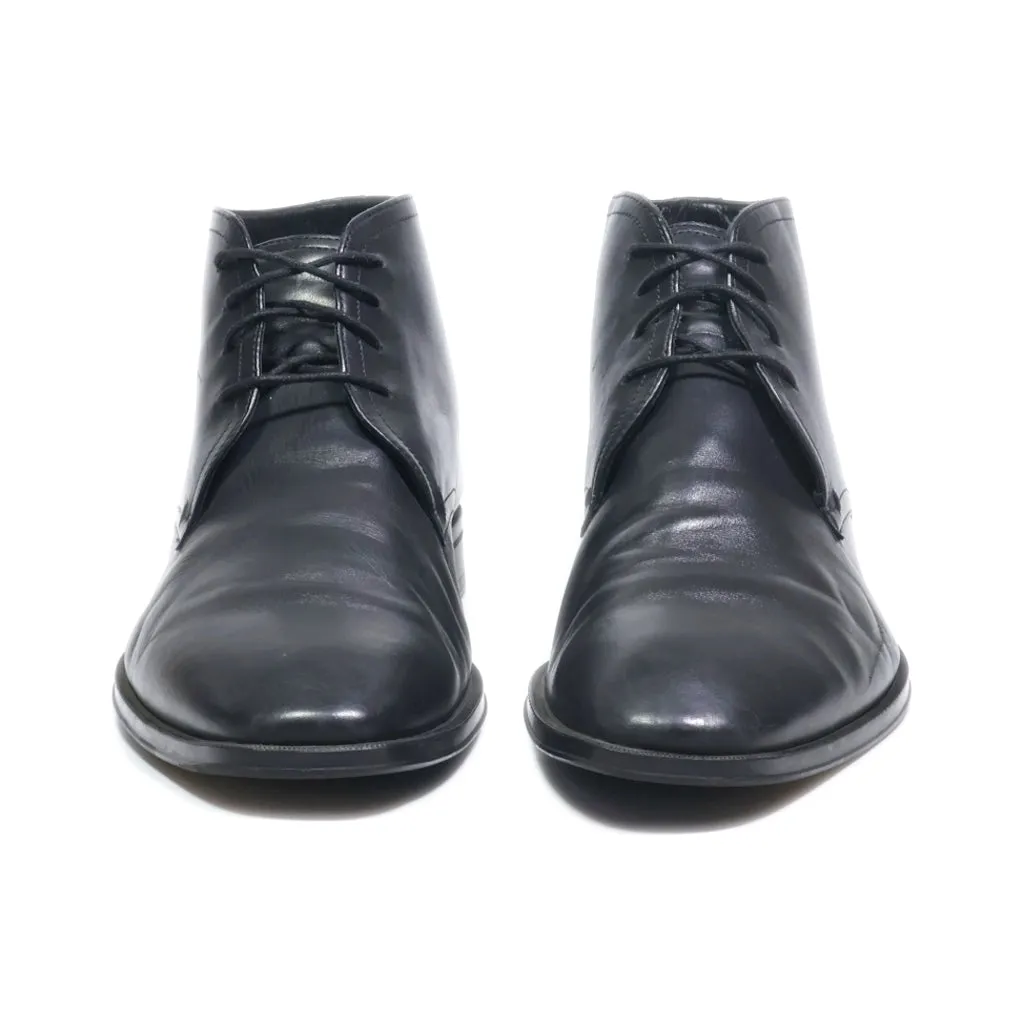 Hugo Boss Formal Boots Leather Black Colour For Men