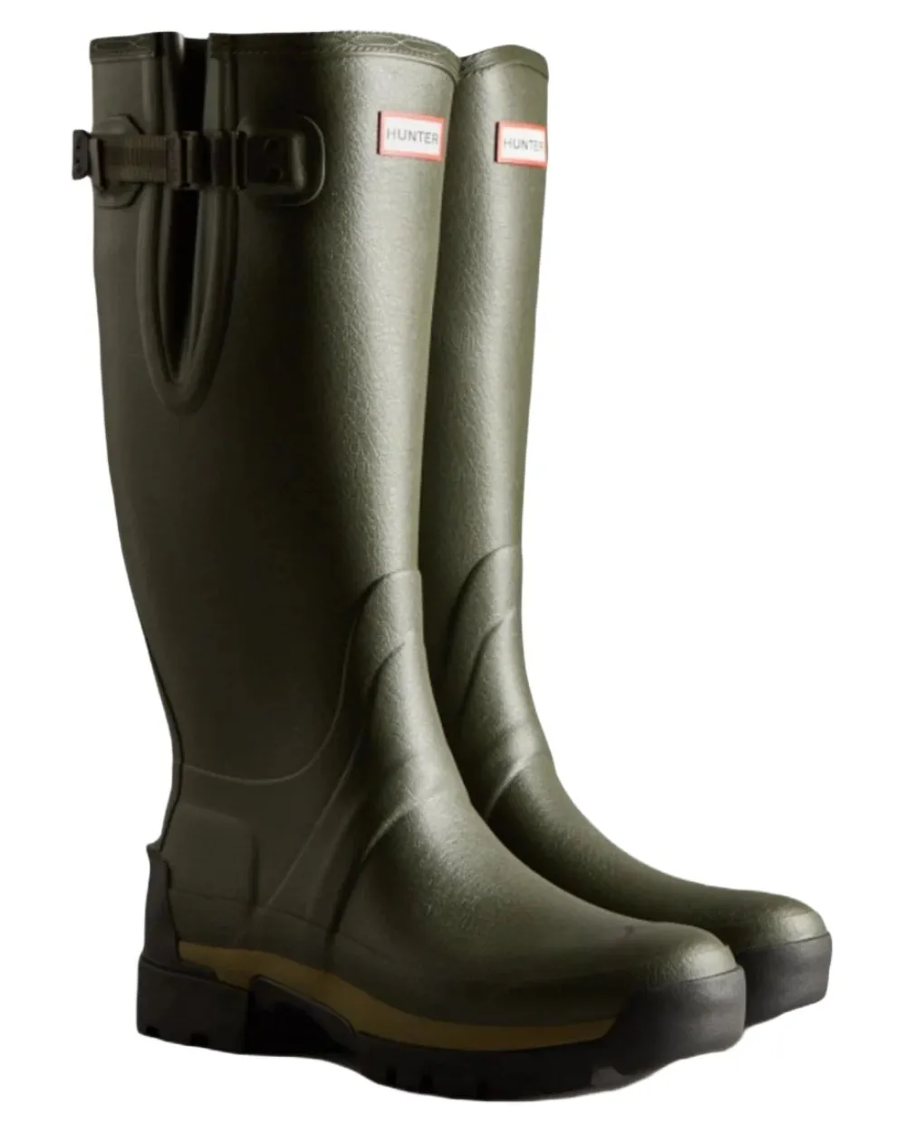 Hunter Mens Balmoral Neoprene Adjustable Wellington Boots