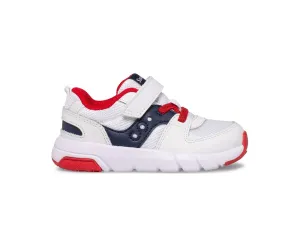 Jazz Lite 2.0 Kid's A/C Sneaker - White/Navy/Red