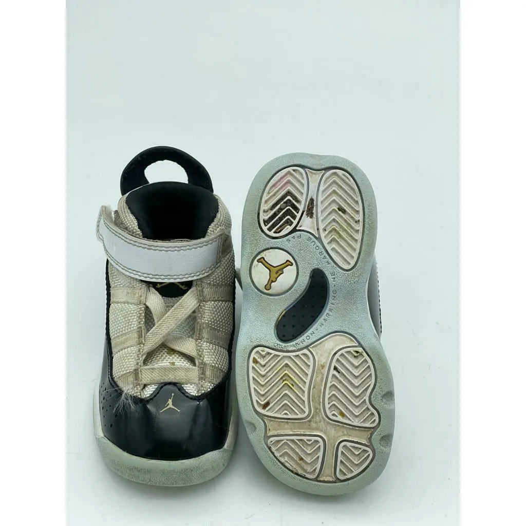 Jordan Boy's Rings White/Metallic Gold Size 6c