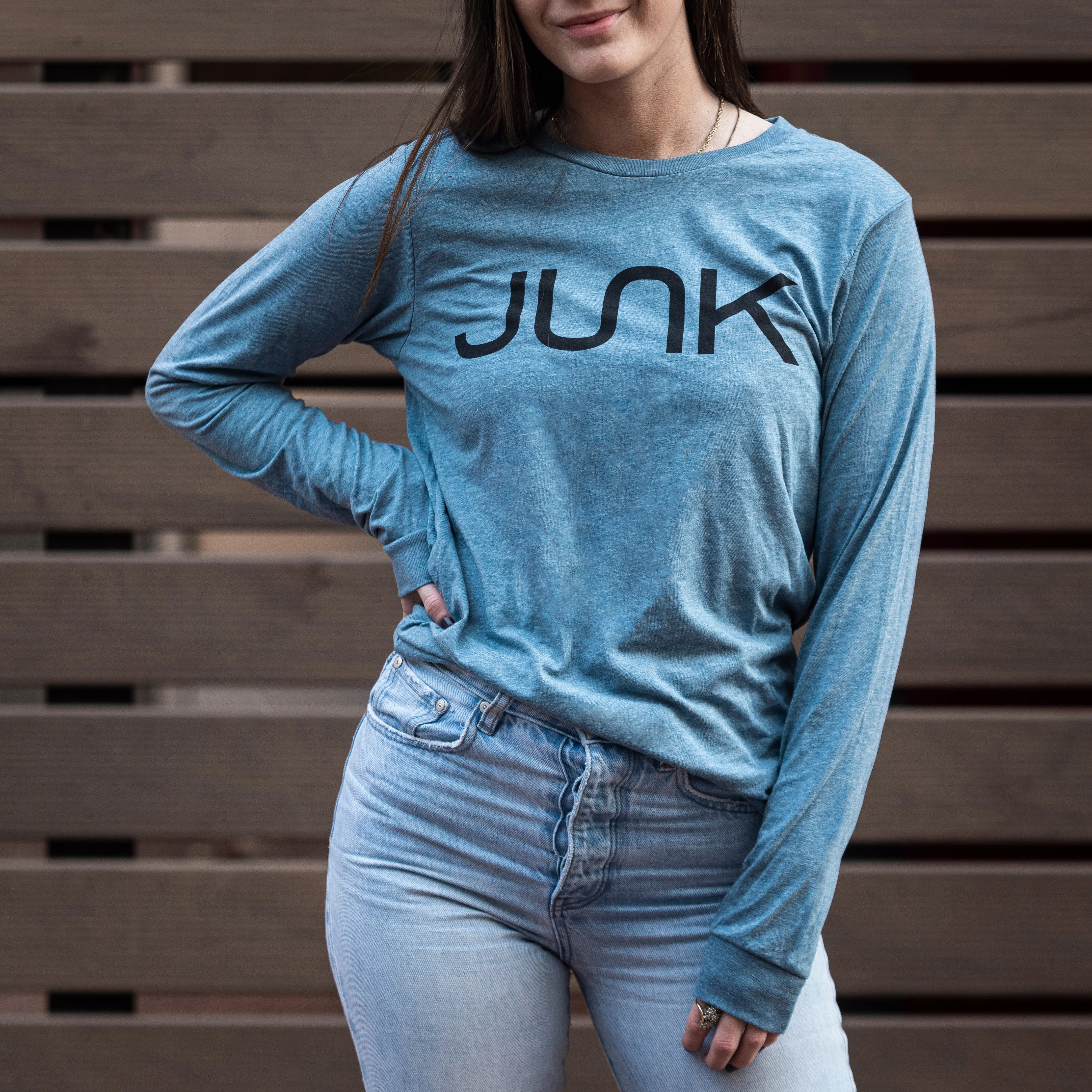 JUNK Heather Gray Long Sleeve