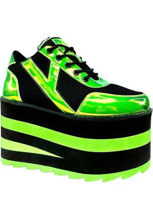 Karazii [Black/Green] | PLATFORM BOOTS*