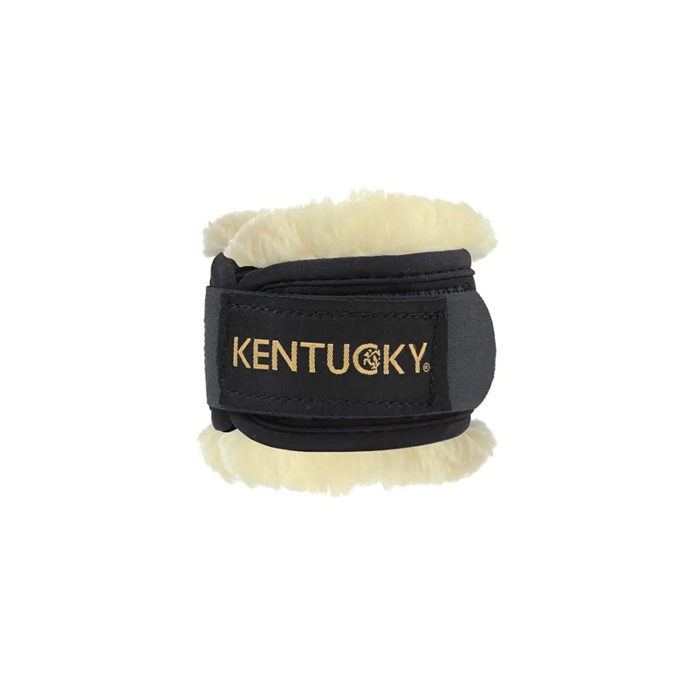 Kentucky Horsewear Sheepskin Pastern Wraps - Black