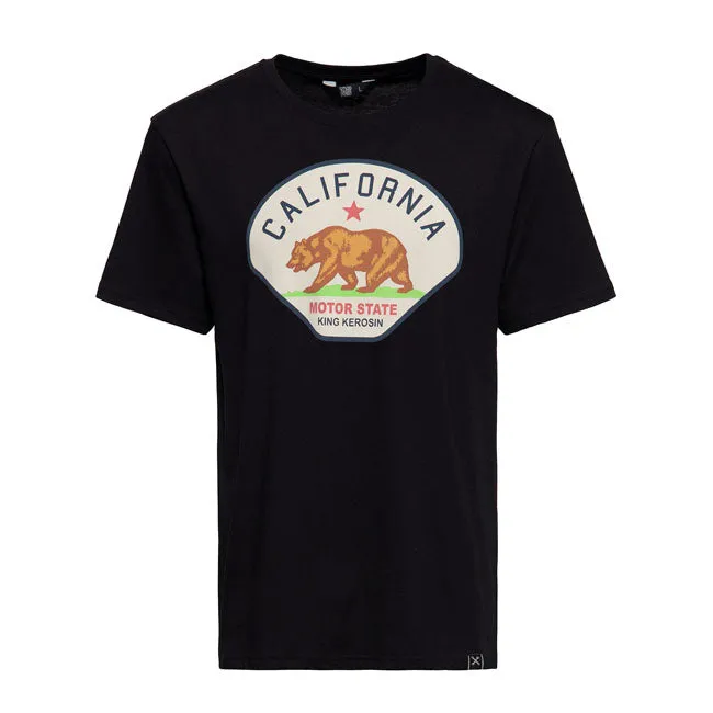 King Kerosin California Motor T-Shirt Black