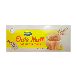 Krunchees Oat Banana Flavour Muffin Cakes 100g