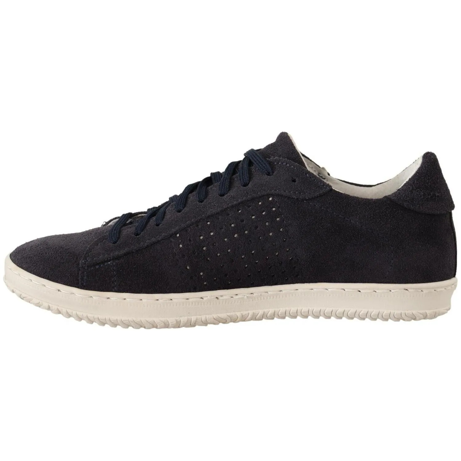 La Scarpa Italiana Elegant Suede Low Top Sneakers