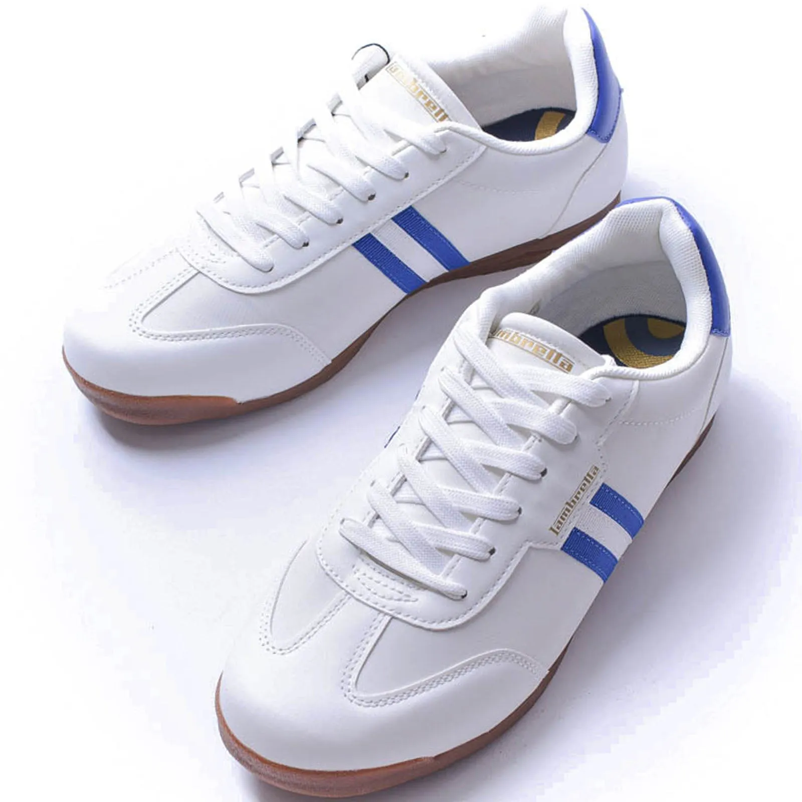 Lambretta Mens Tackle Retro Trainers Shoes