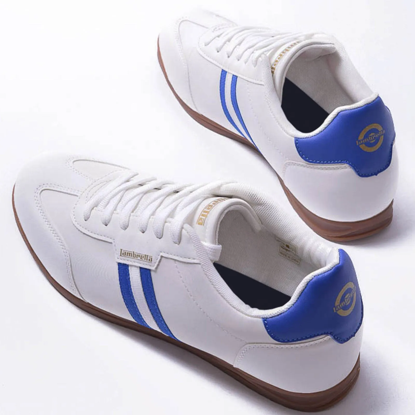 Lambretta Mens Tackle Retro Trainers Shoes