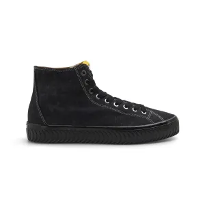 LAST RESORT AB VM003-Hi Canvas Spitfire Shoes Washed Black