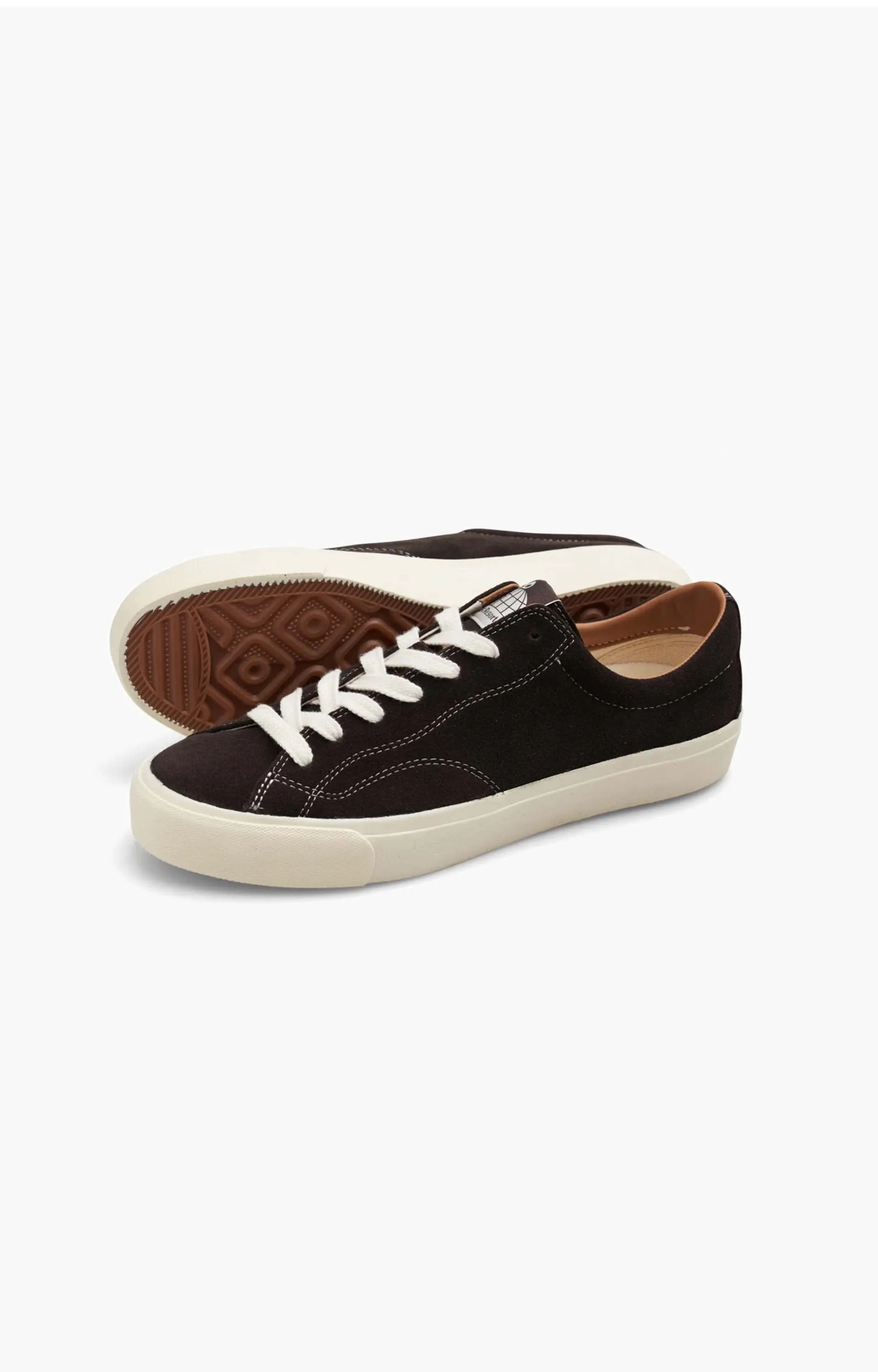 Last Resort AB VM003 Lo Suede Shoe, Coffee Bean/White