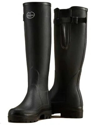 LE CHAMEAU Vierzonord Boots - Ladies Neoprene Lined - Black