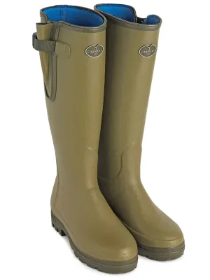 LE CHAMEAU Vierzonord Boots - Ladies Neoprene Lined - Iconic Green