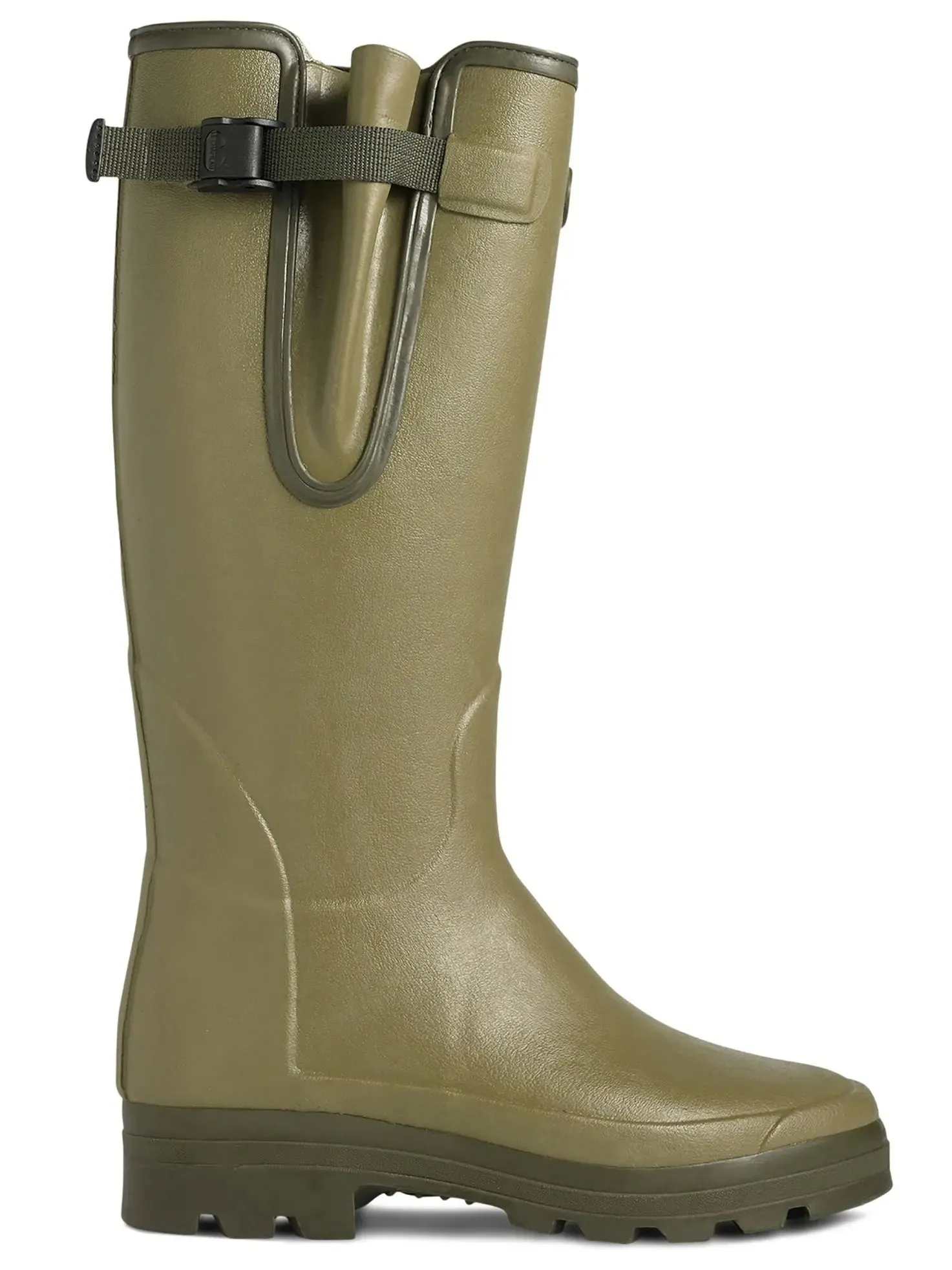 LE CHAMEAU Vierzonord Boots - Mens Neoprene Lined - Iconic Green