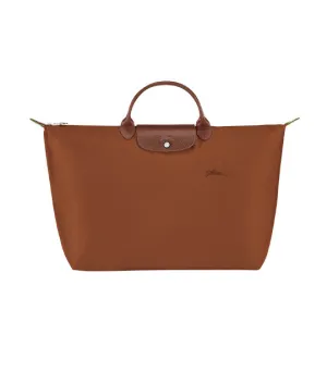 Le Pliage Green Travel Bag L Cognac