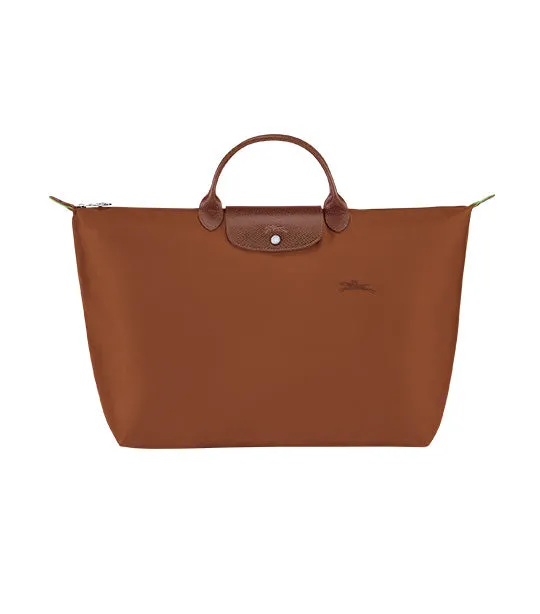 Le Pliage Green Travel Bag L Cognac