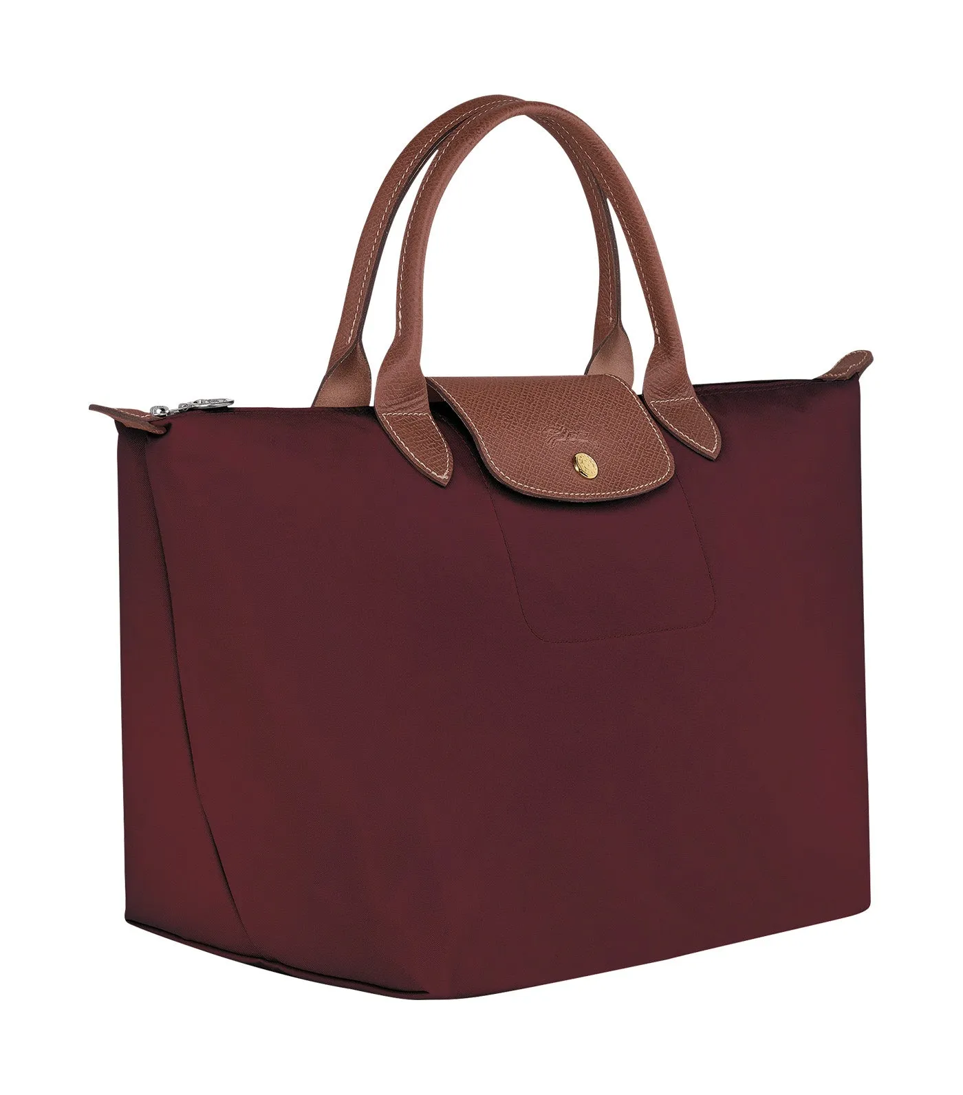 Le Pliage Original Handbag M Burgundy