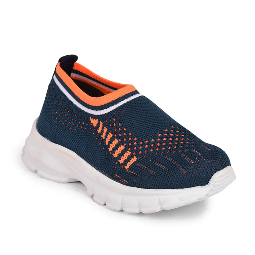 Leap7x Non Lacing Casual Shoes For Kids (Navy Blue) By Liberty