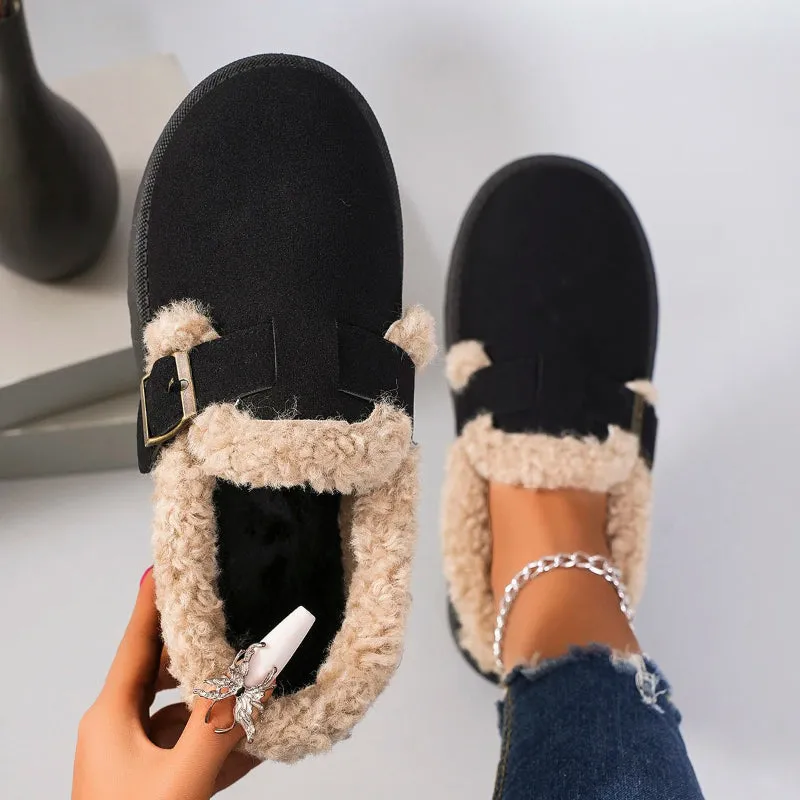 Lightweight Comfortable Round Toe Faux Fur Winter Boots