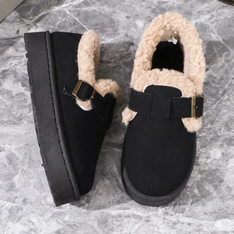 Lightweight Comfortable Round Toe Faux Fur Winter Boots